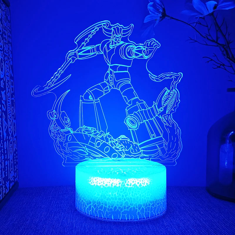 UFO Robo Grendizer Goldorak Anime Table Led Lamp