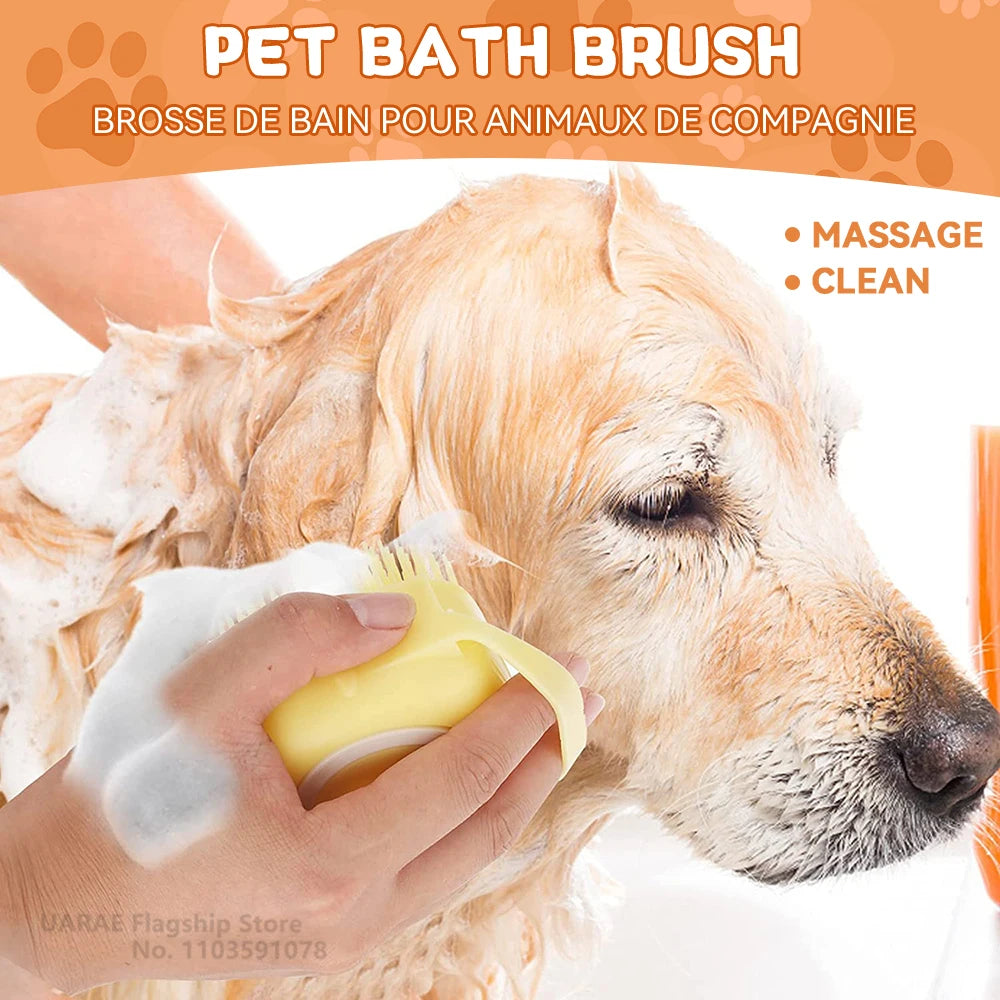 Dog Bathing Brush Pet Massage Brush