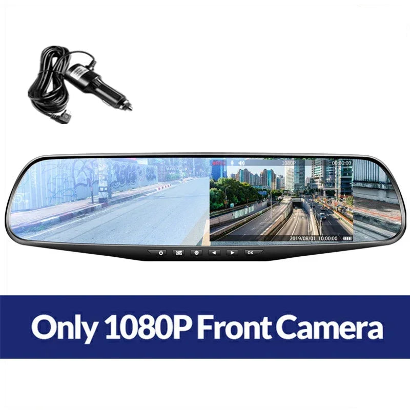 4.3 Inch Driving Recorder Car DVR Rearview Mirror