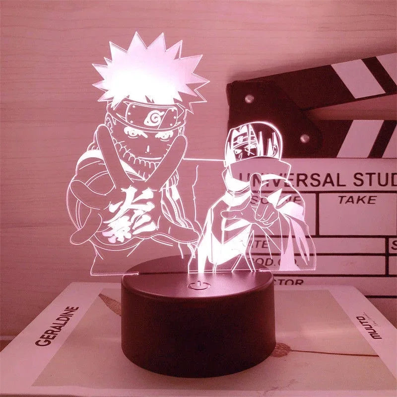 Anime Naruto Action Figures Night Light