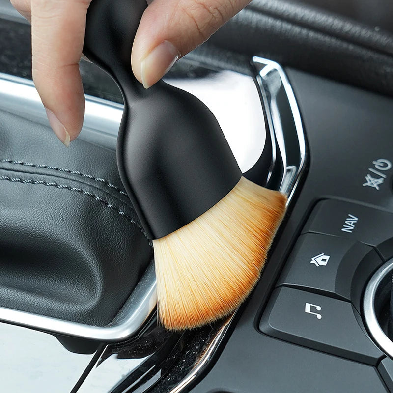 Car Air Vent Cleaning Soft Brush with Casing Car Interior Cleaning Tool