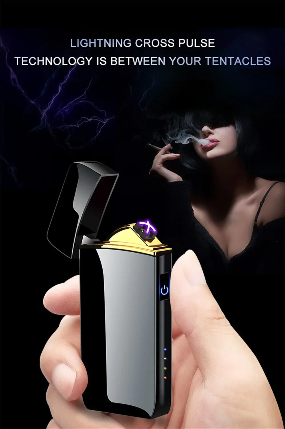 Electric Windproof Metal Lighter