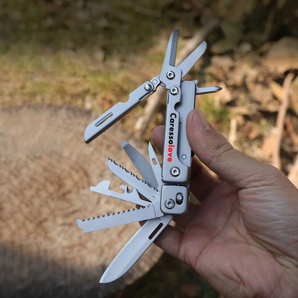 Combination Multitool Folding Knife