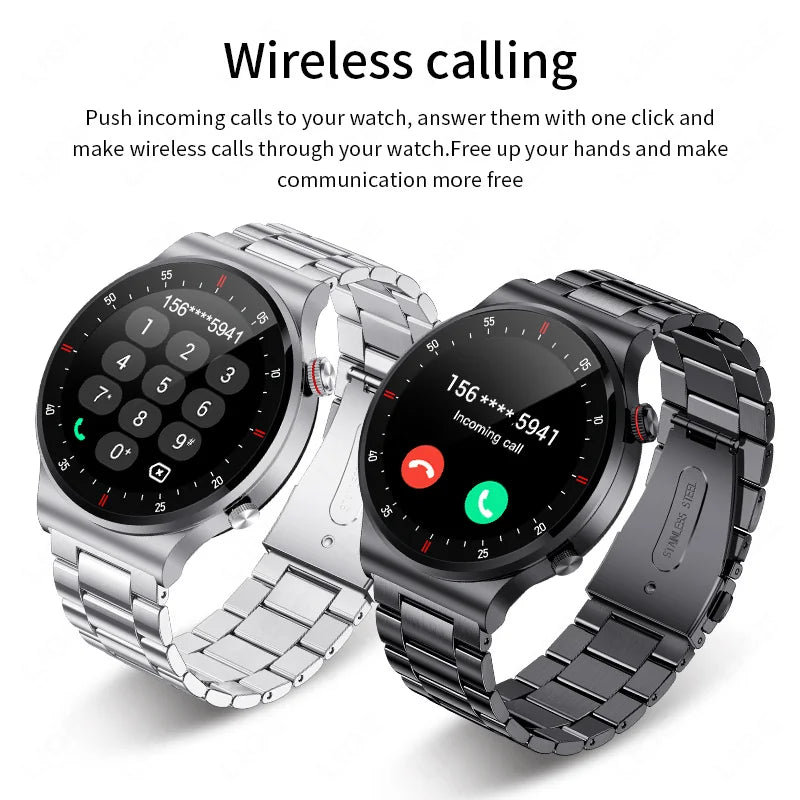 LIGE 1.39inch HD Bluetooth Call Smart Watch