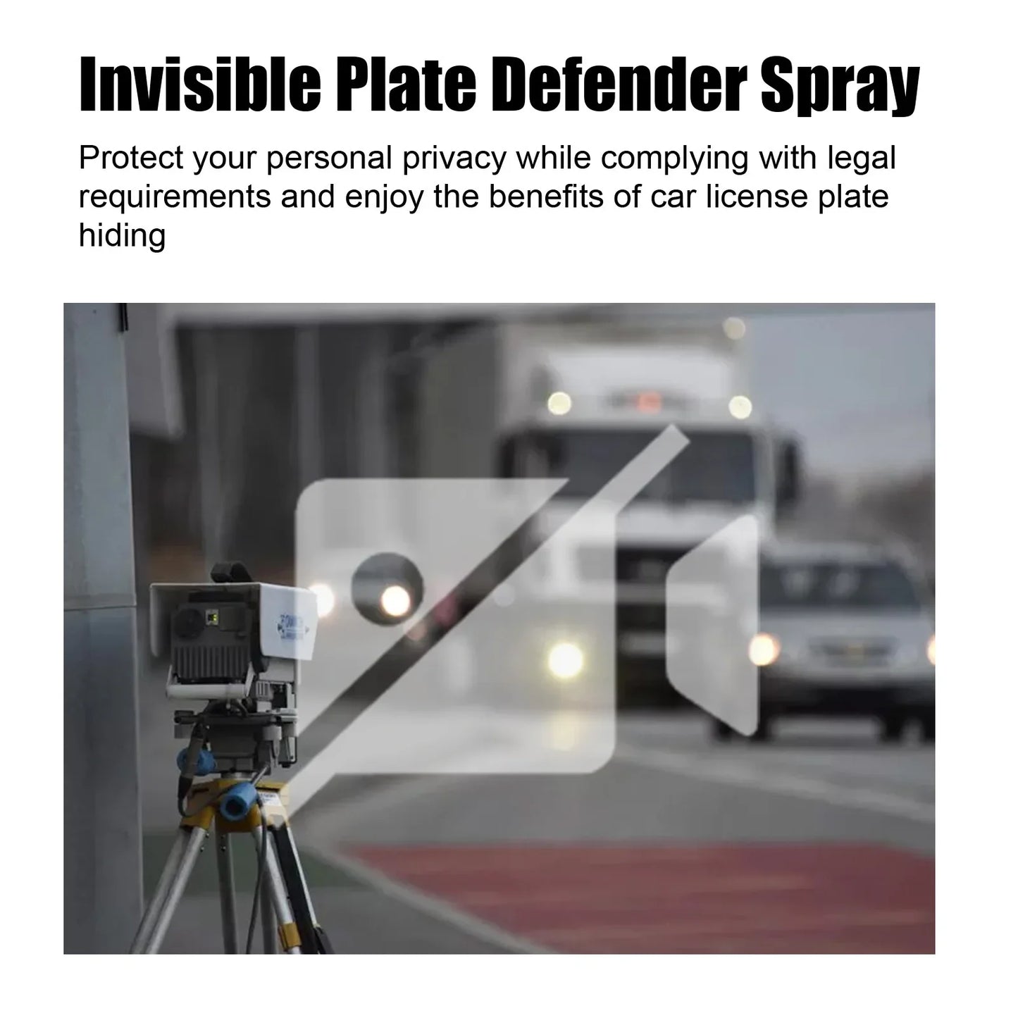 Licence Plate Reflective Spray