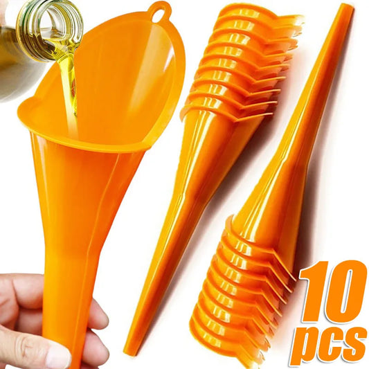 Car Long Stem Funnel Gasoline Oil Fuel Filling Tools