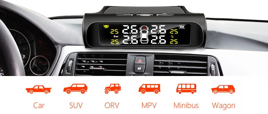 TPMS Car Tire Pressure Alarm Monitor System