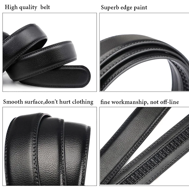 Men's High-Quality Belt 110cm 120cm 130cm Luxury Belt,