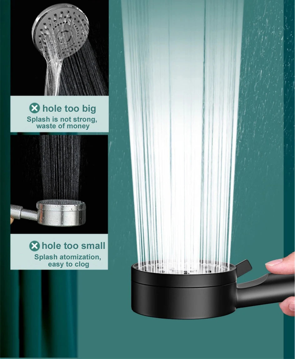 VILOYI 8 Modes Adjustable Shower Head High-pressure Water Saving