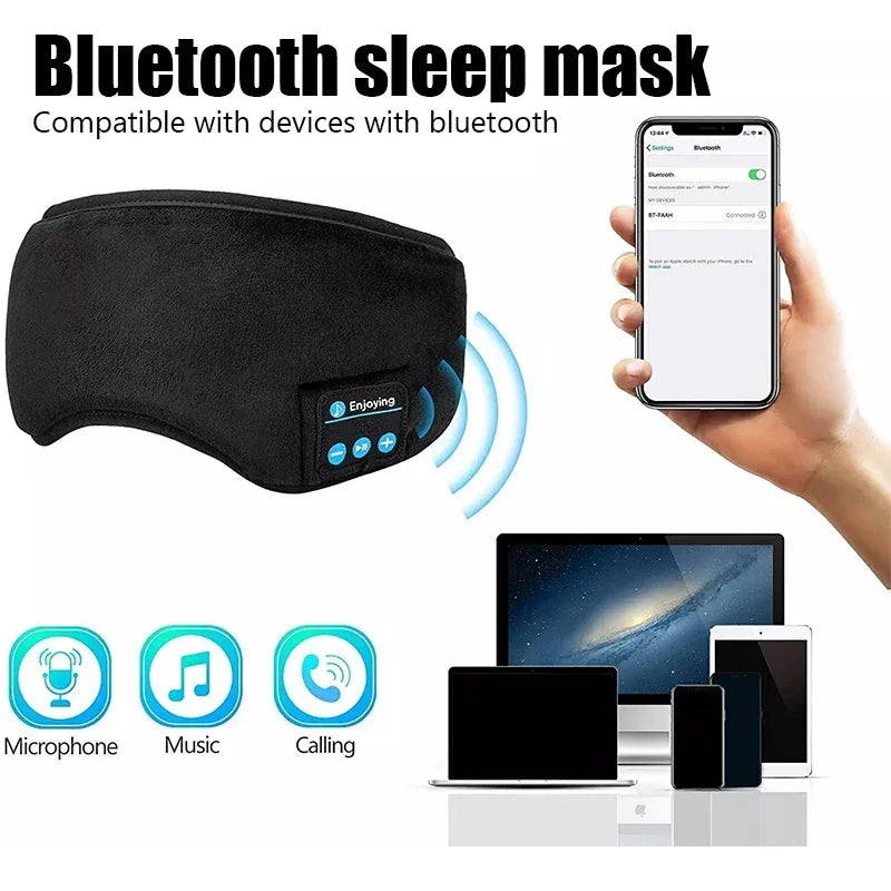 Bluetooth Sleeping Headphones Eye Mask Sleep