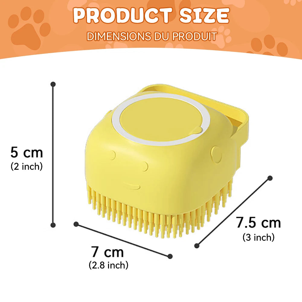 Dog Bathing Brush Pet Massage Brush