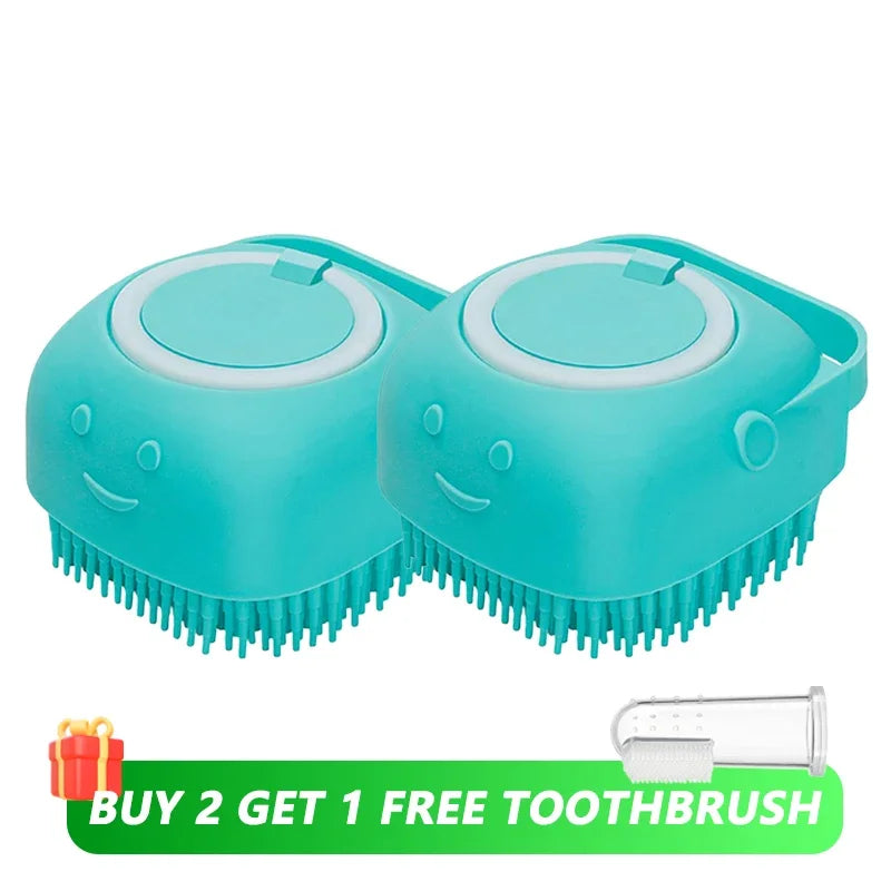 Dog Bathing Brush Pet Massage Brush