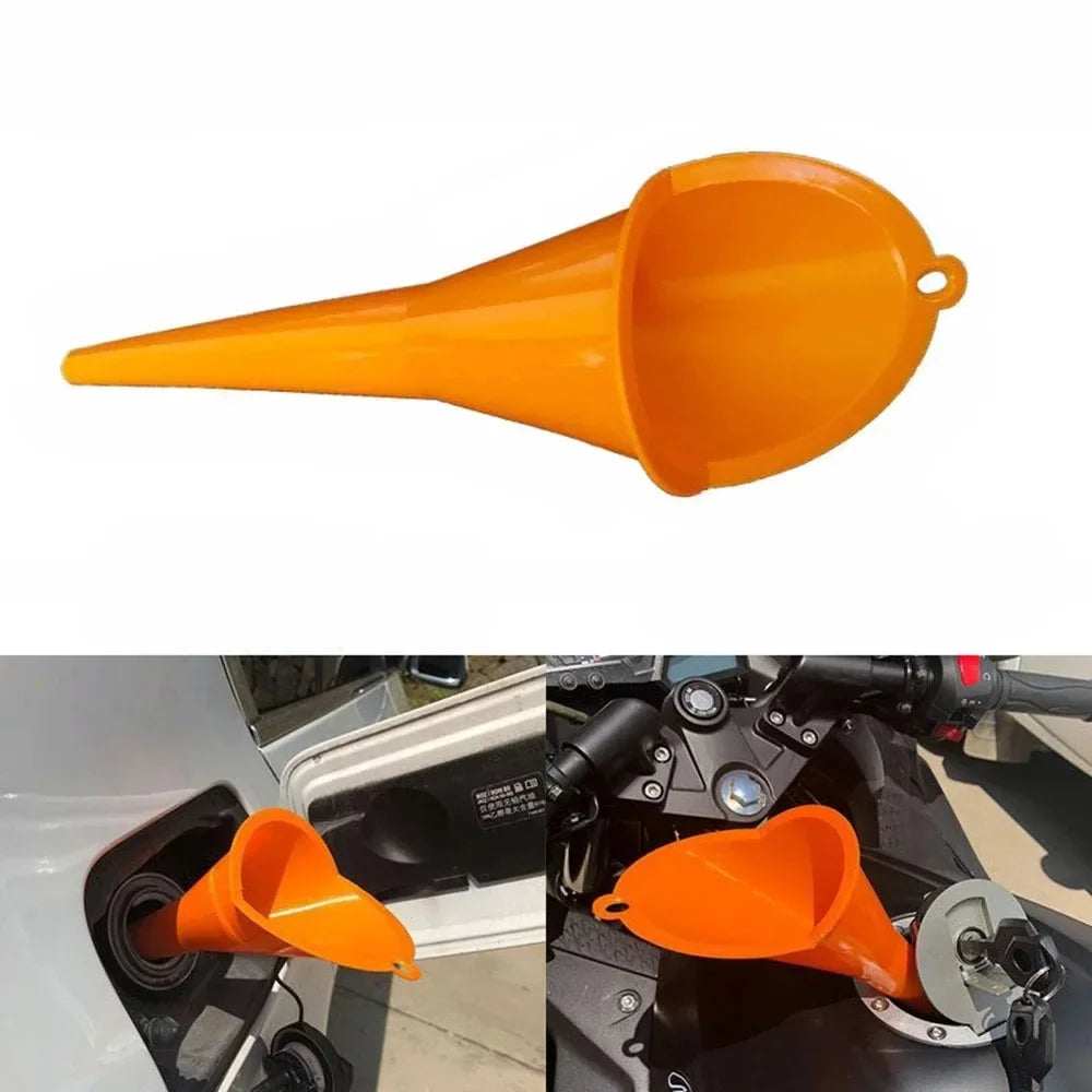 Car Long Stem Funnel Gasoline Oil Fuel Filling Tools