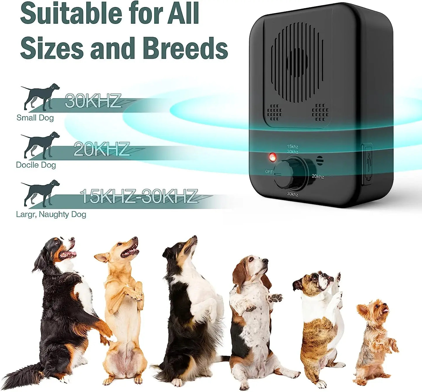 Anti Barking Device
Ultrasonic Dog Repeller