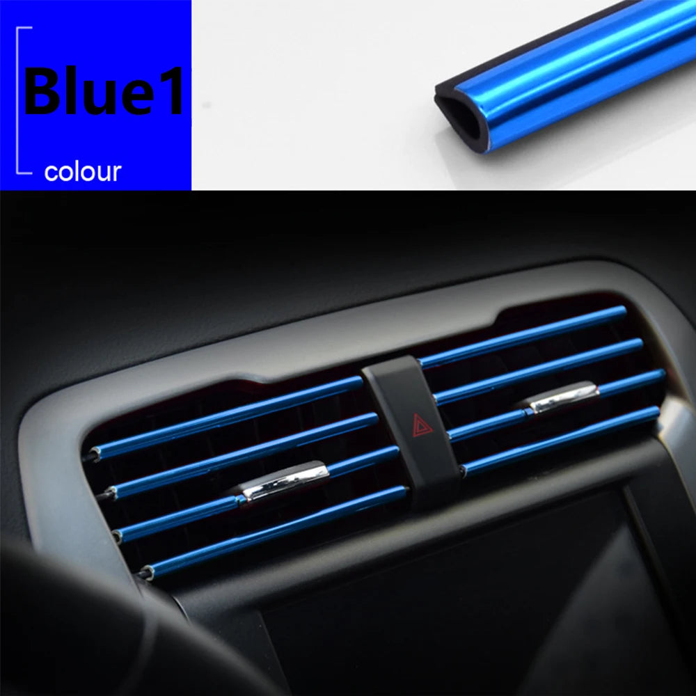 10 Pcs 20cm Car Air Conditioner Outlet Decorative U Shape