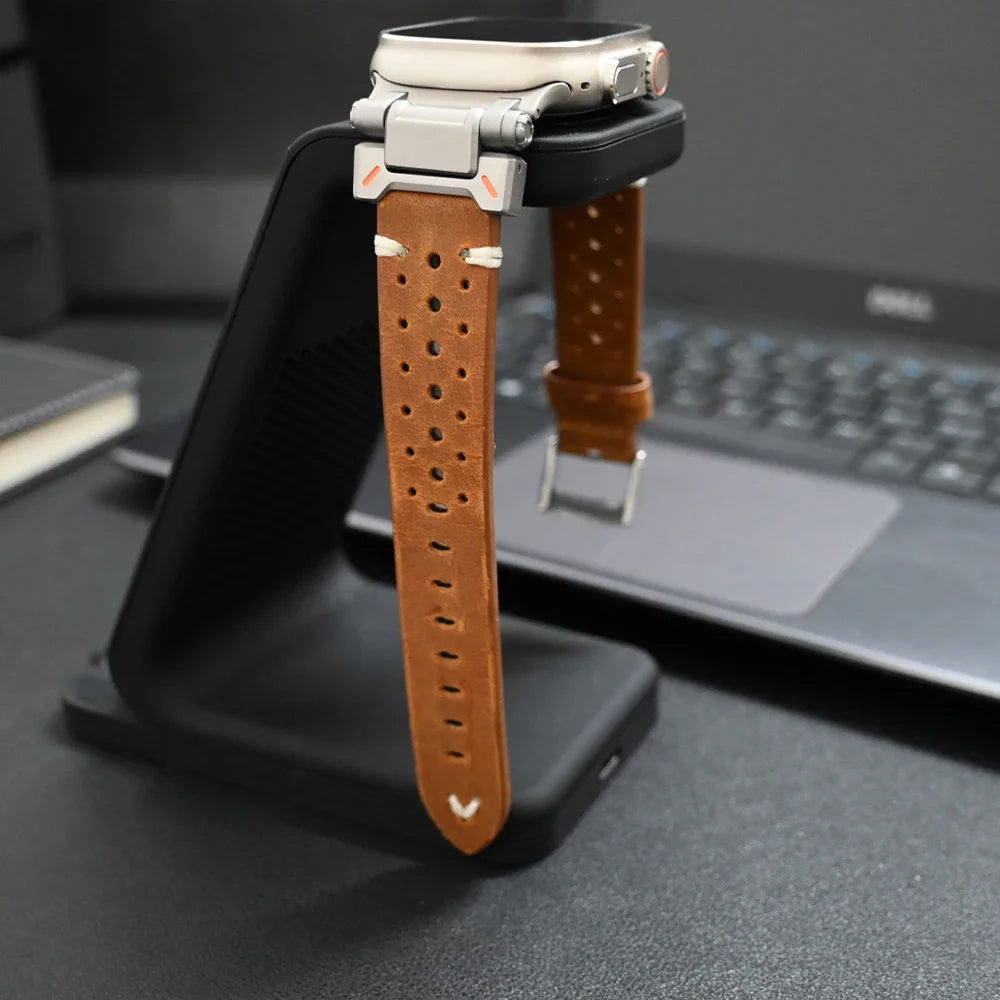 Luxury Leather Band for Apple Watch