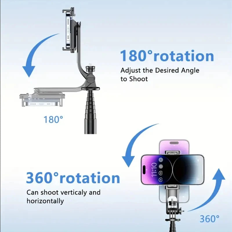 W&O C01 Telescopic Selfie Stick Tripod Monopod