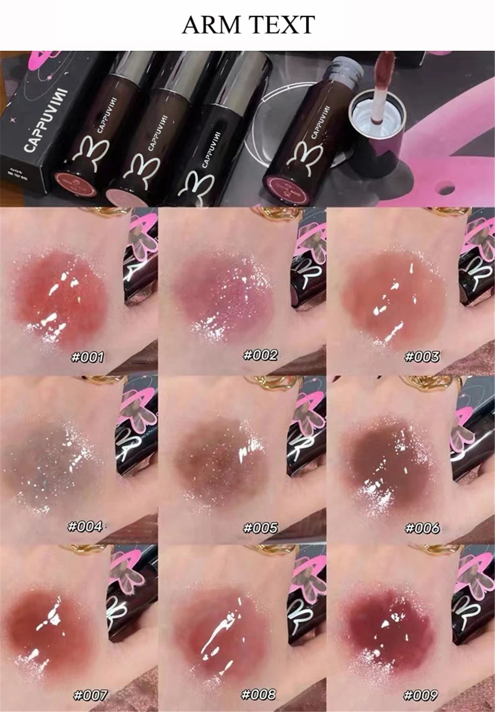 Gloss Water-light Mirror Lip Glitter