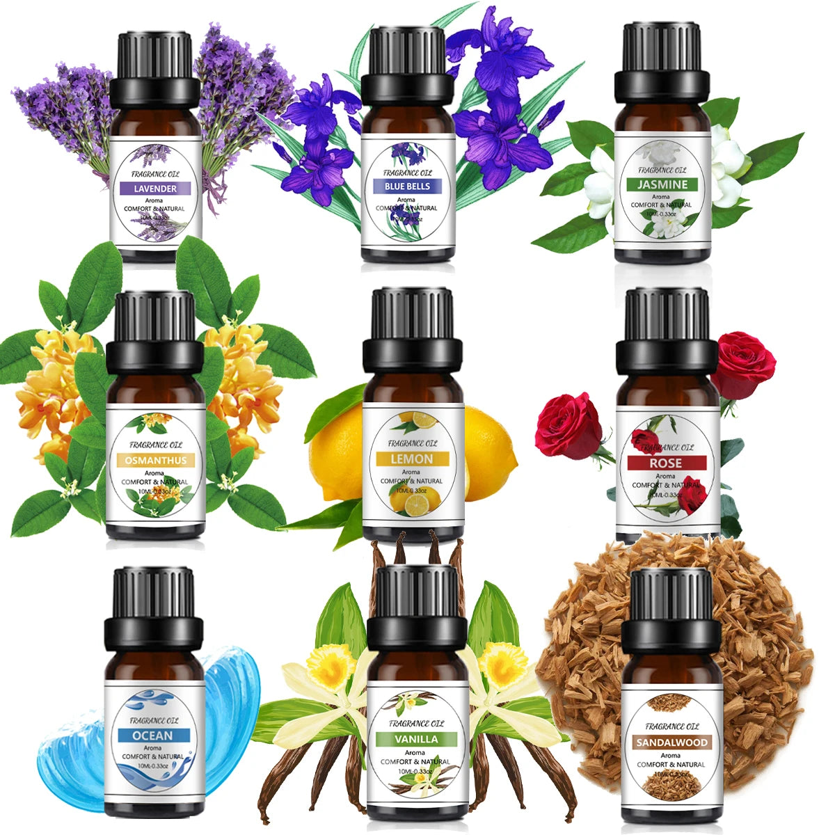 10Ml Essential Oil Fruit Flavor Natural Plant