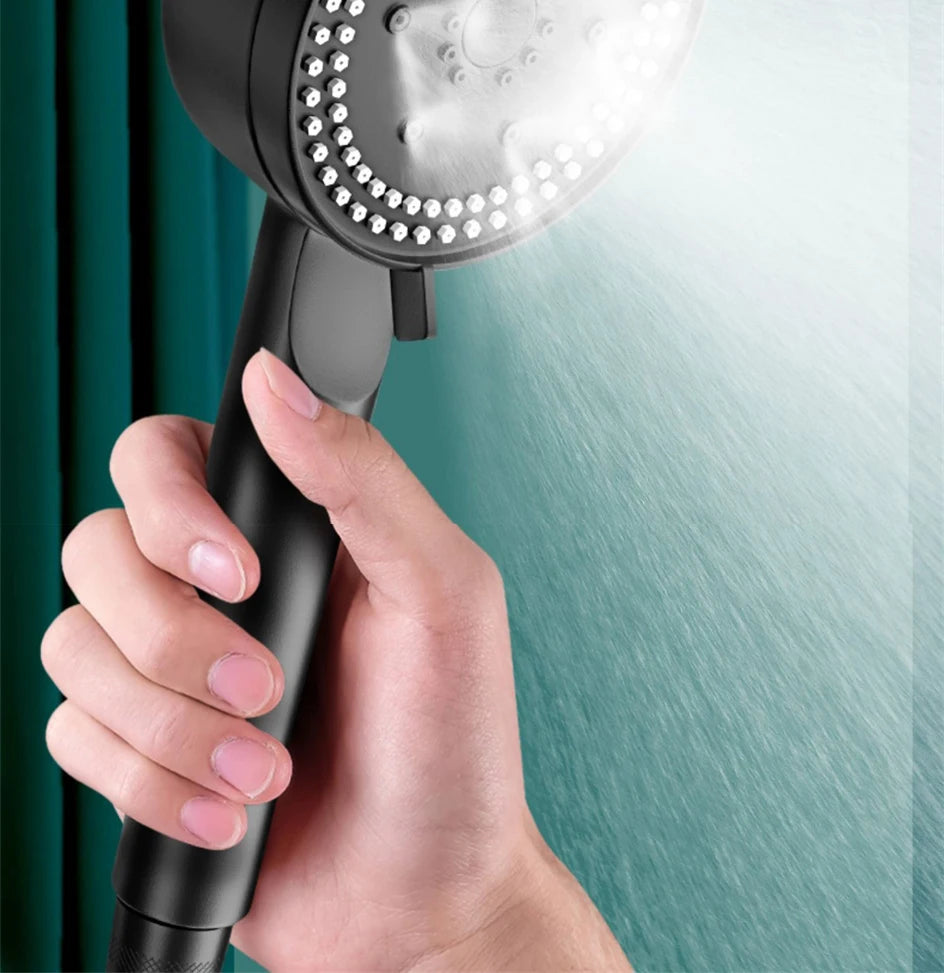 VILOYI 8 Modes Adjustable Shower Head High-pressure Water Saving