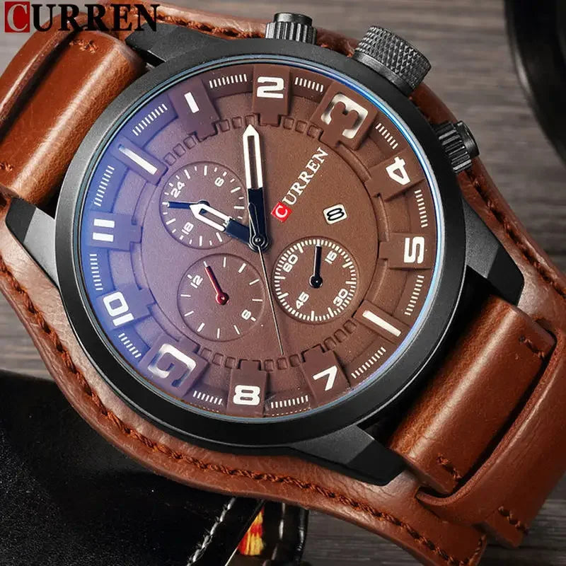 New CURREN Top Brand Luxury Mens Watches