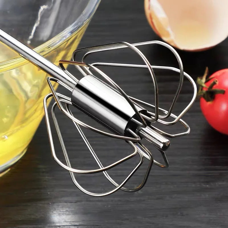 Semi Automatic Mixer Whisk Egg Beater Stainless Steel