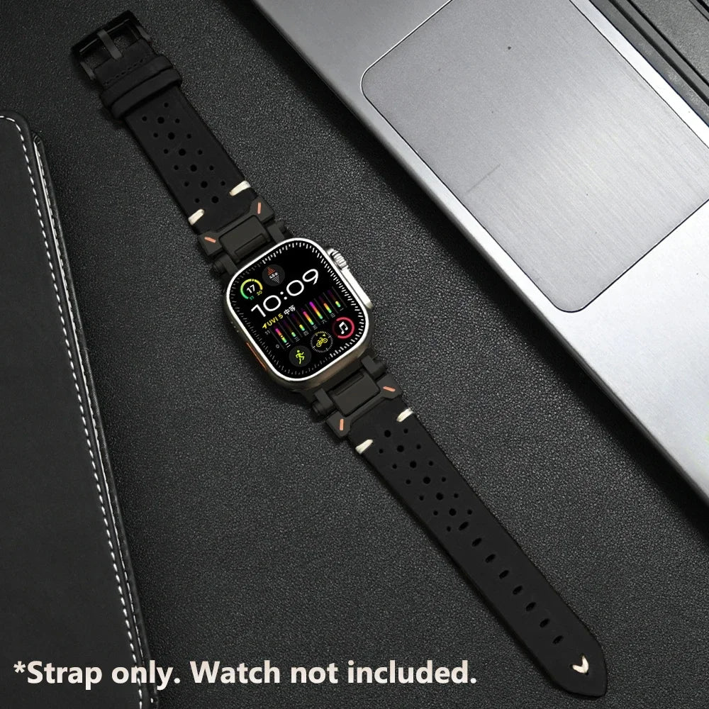 Luxury Leather Band for Apple Watch