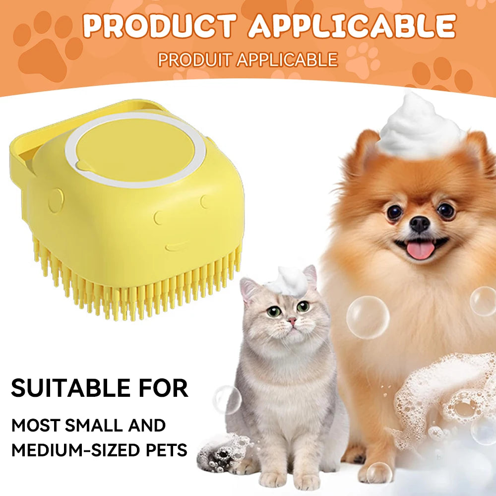 Dog Bathing Brush Pet Massage Brush