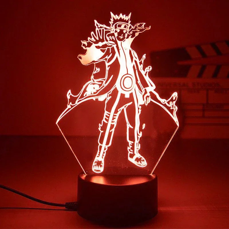 Anime Naruto Action Figures Night Light