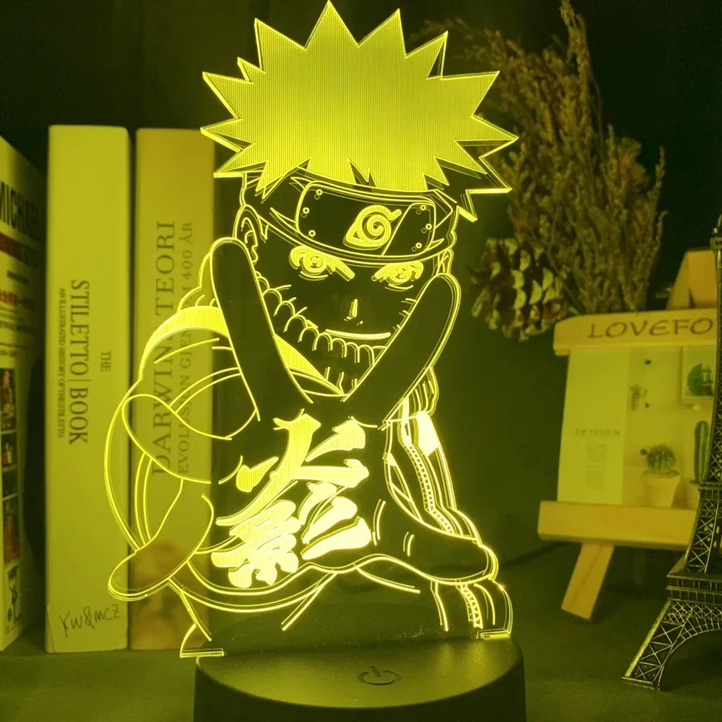 Anime Naruto Action Figures Night Light