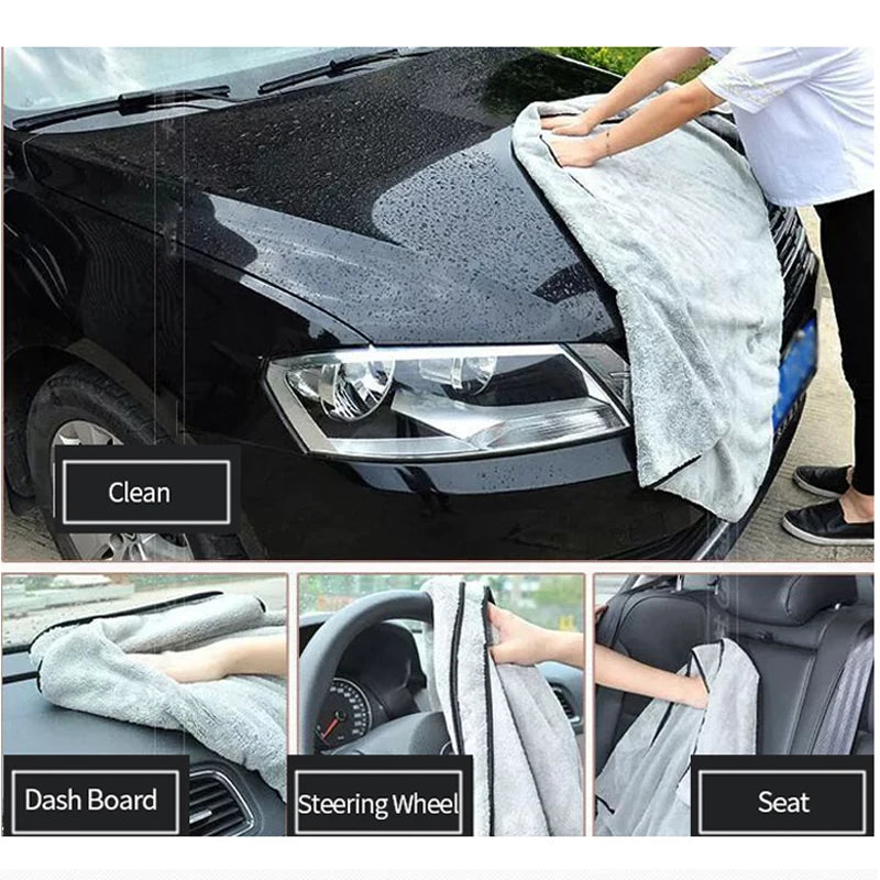 SEAMETAL Microfiber Car Washing Towel Ultra-Soft