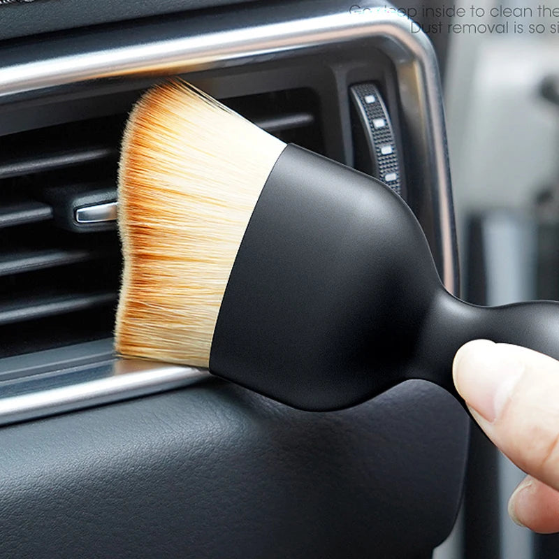 Car Air Vent Cleaning Soft Brush with Casing Car Interior Cleaning Tool