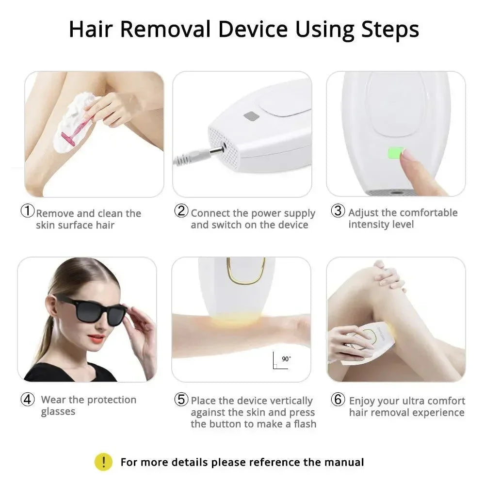 Flashes Bikinis IPL Pulses Epilator Painless Laser Hair Removal