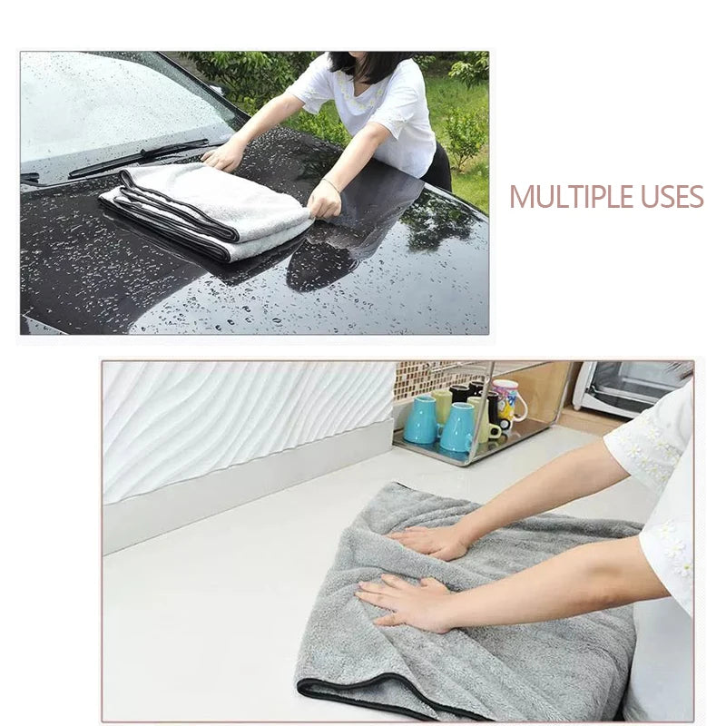 SEAMETAL Microfiber Car Washing Towel Ultra-Soft