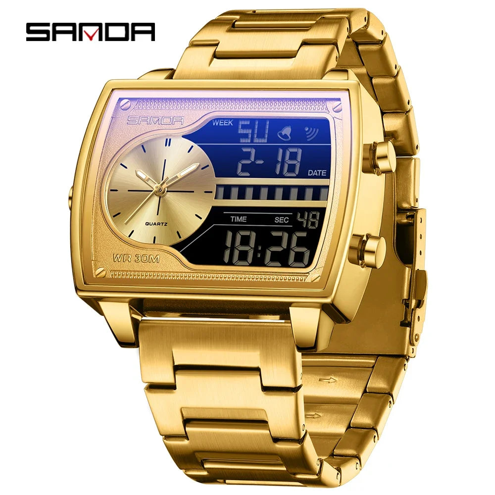 SANDA Top Brand Men's Quartz Watch