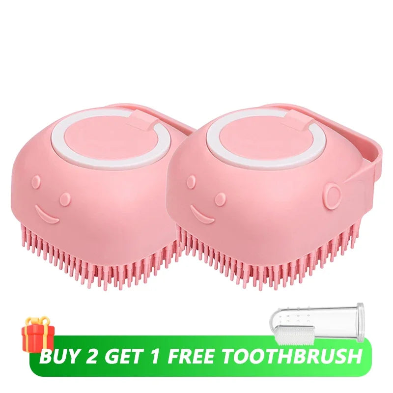 Dog Bathing Brush Pet Massage Brush