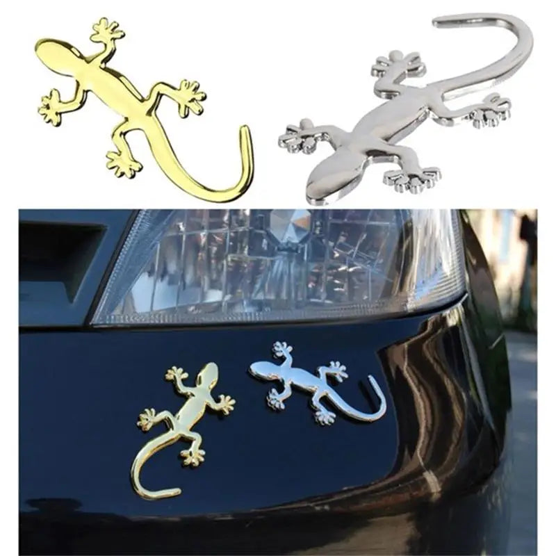 Car Sticker Gecko Lizard Decal 3D Plastic