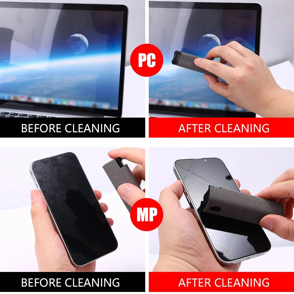 2 In 1 Screen Cleaner Spray Bottle