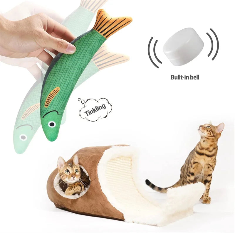 Cat Toy Catnip 3D Simulation Fish