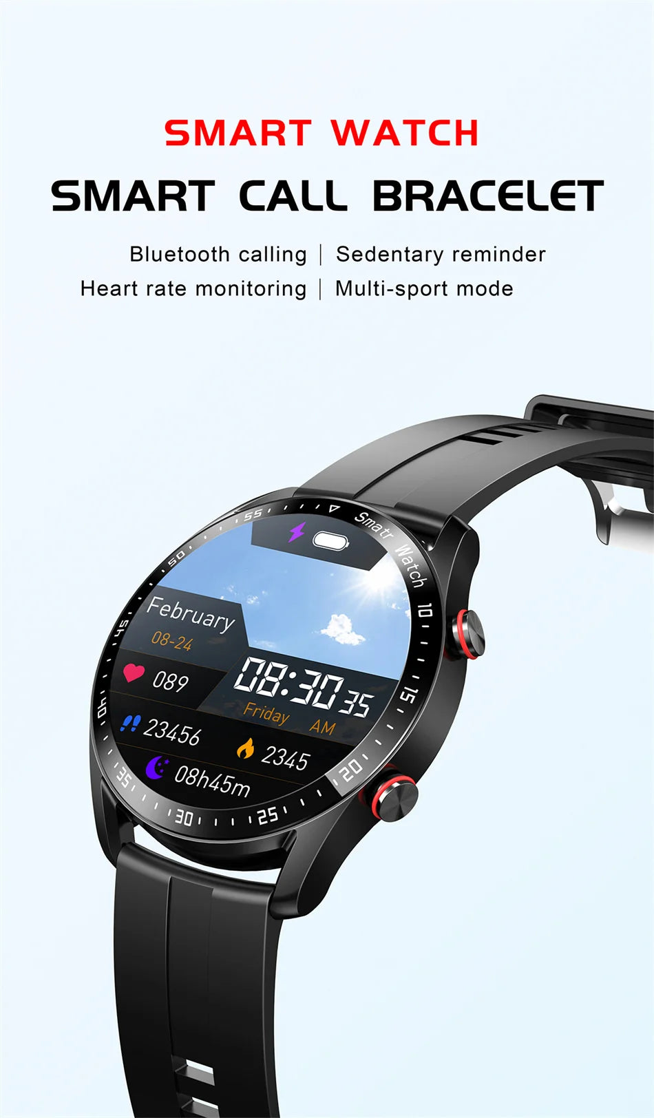 Bluetooth Call Smart Watch