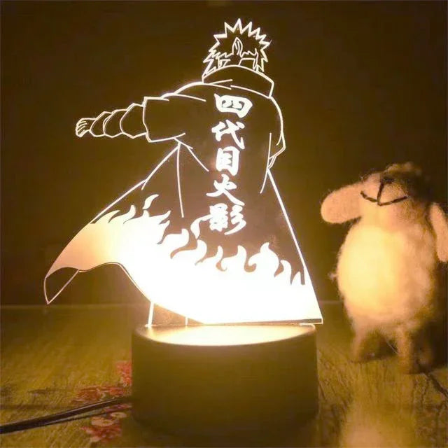 Anime Naruto Action Figures Night Light