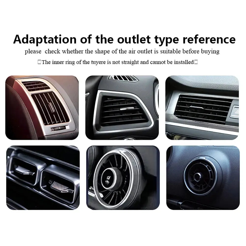 10 Pcs 20cm Car Air Conditioner Outlet Decorative U Shape